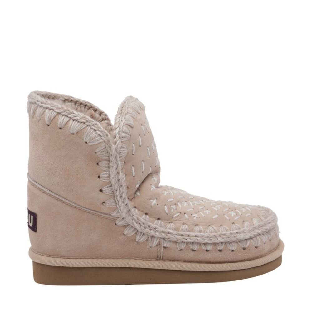 Mou Women Eskimo 18 Sashiko Front Panel Booties